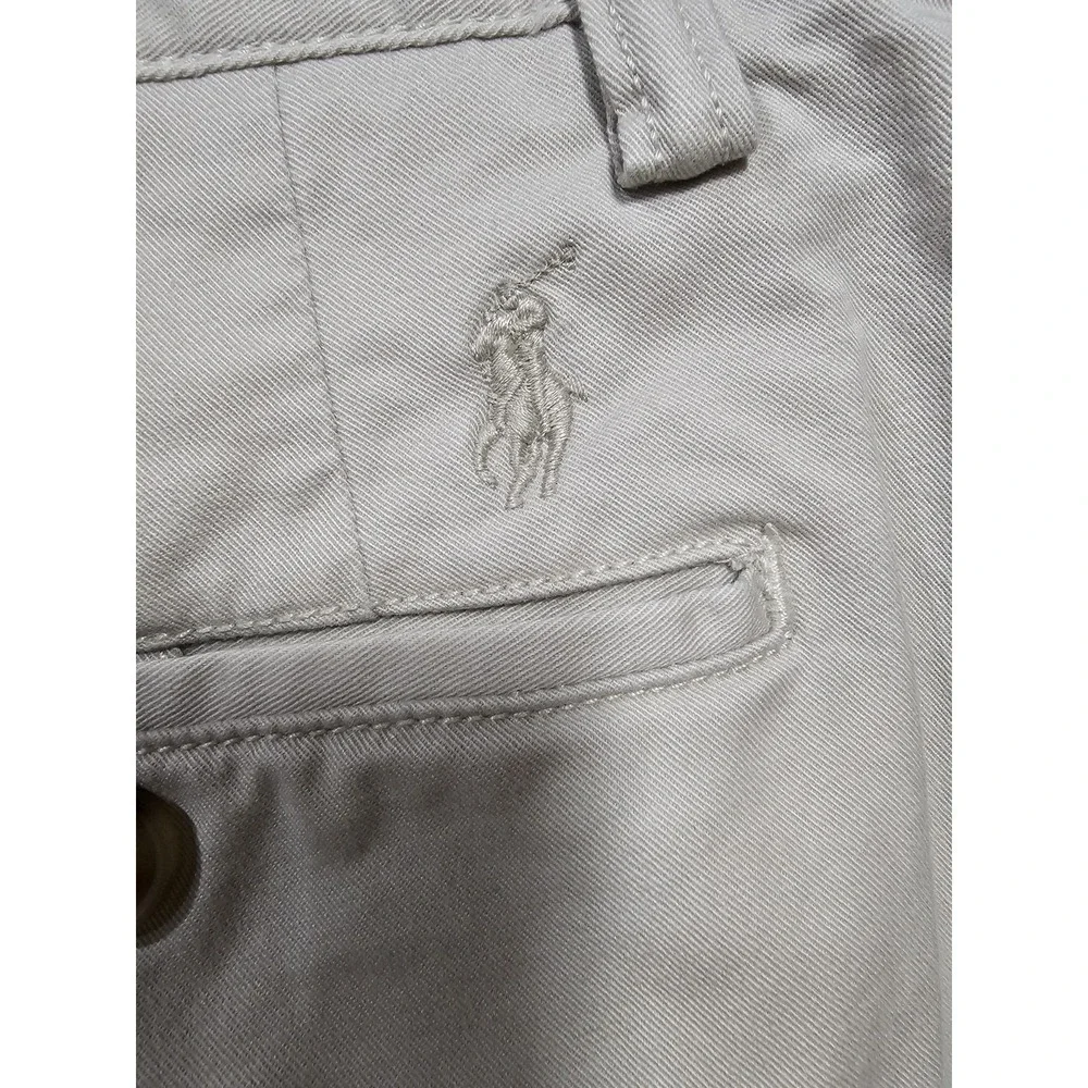 Vintage Polo Ralph Lauren Shorts Mens 35 Beige Classic Fit Chino Casual Preppy‎